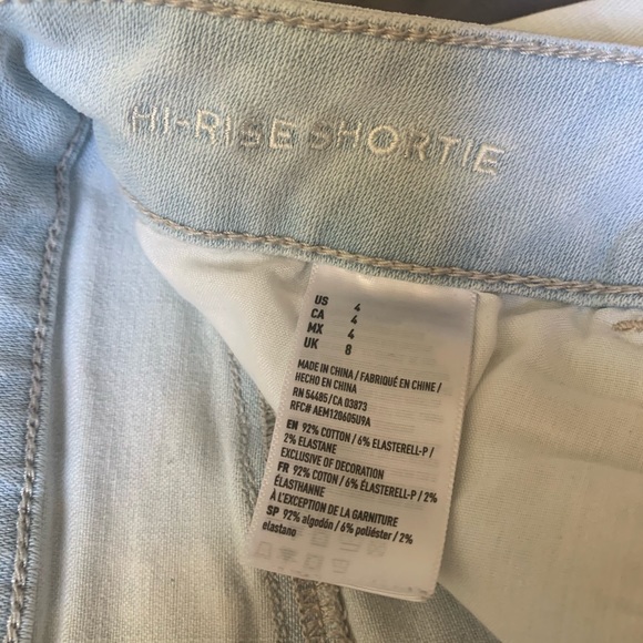 Light Wash Jean Shorts - Picture 8 of 11